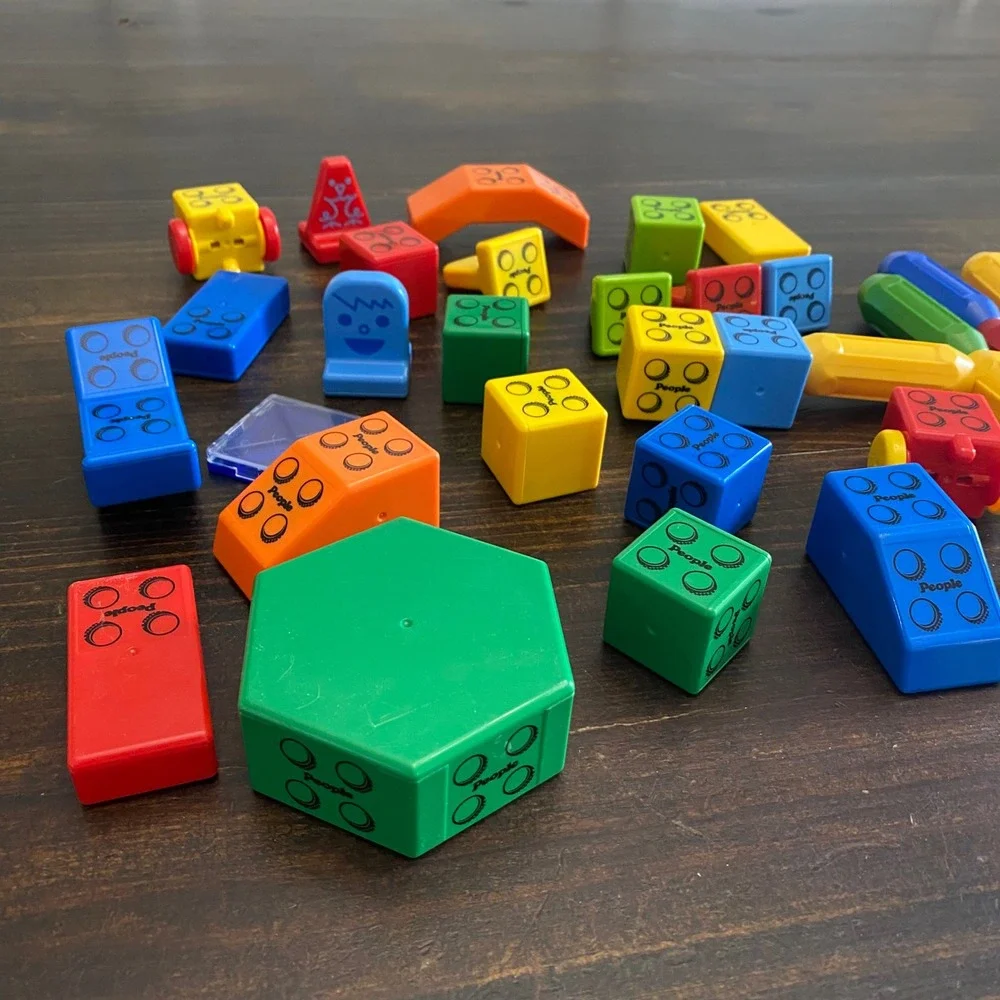 SmartMax & People Magnetic Building Blocks Toy Lot 25+ Pieces STEM‎ Kids Toy